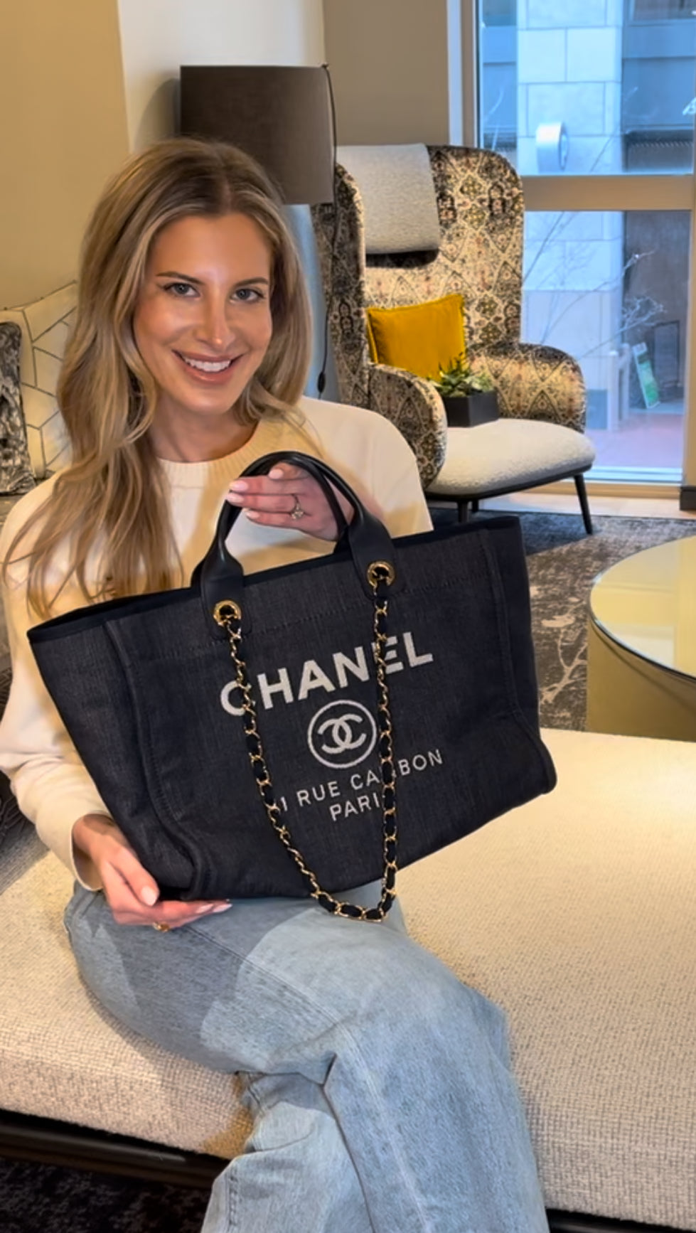 Chanel Large Deauville Tote