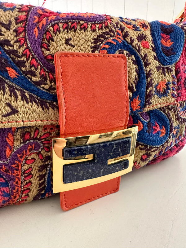 Fendi Paisley Baguette