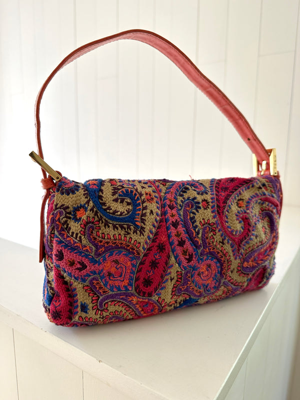 Fendi Paisley Baguette