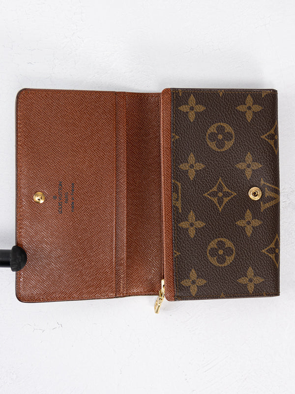 Louis Vuitton Monogram Porte-Monnaie Tresor Wallet