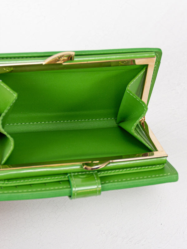 Louis Vuitton Monogram Vernis Vert Tonic Viennois Wallet