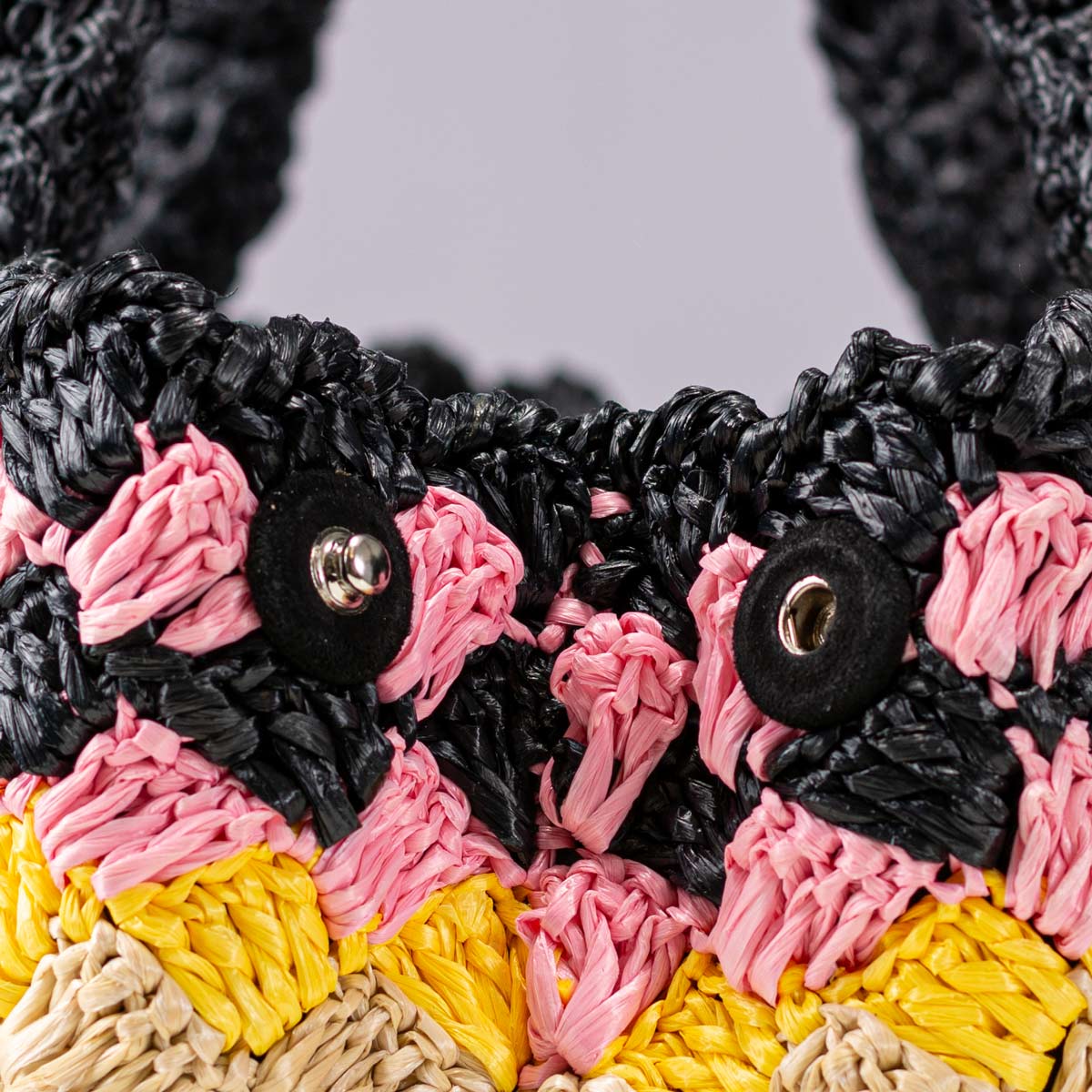 Prada Raffia Crochet Tote