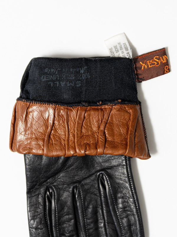 Yves Saint Laurent Leather Gloves