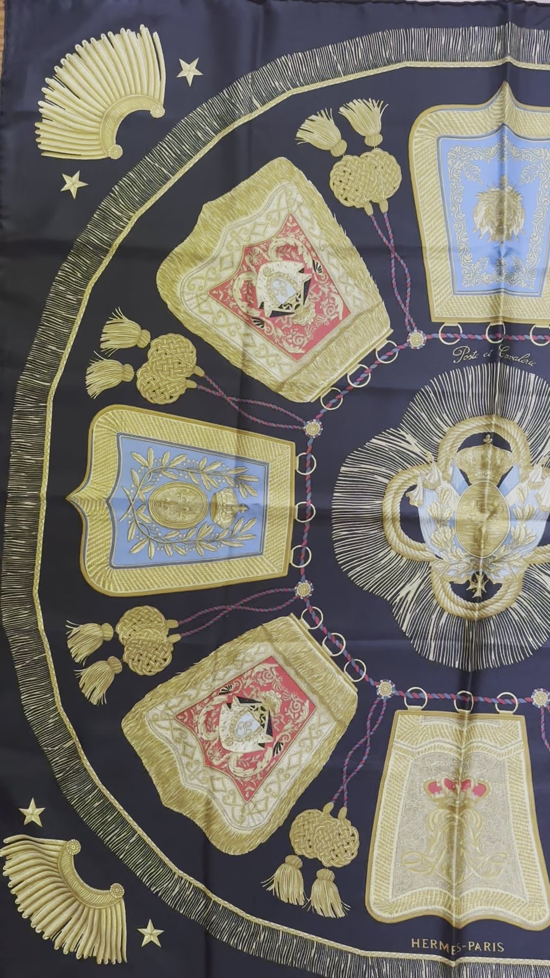 Hermes “Poste et Cavalerie” Scarf 90