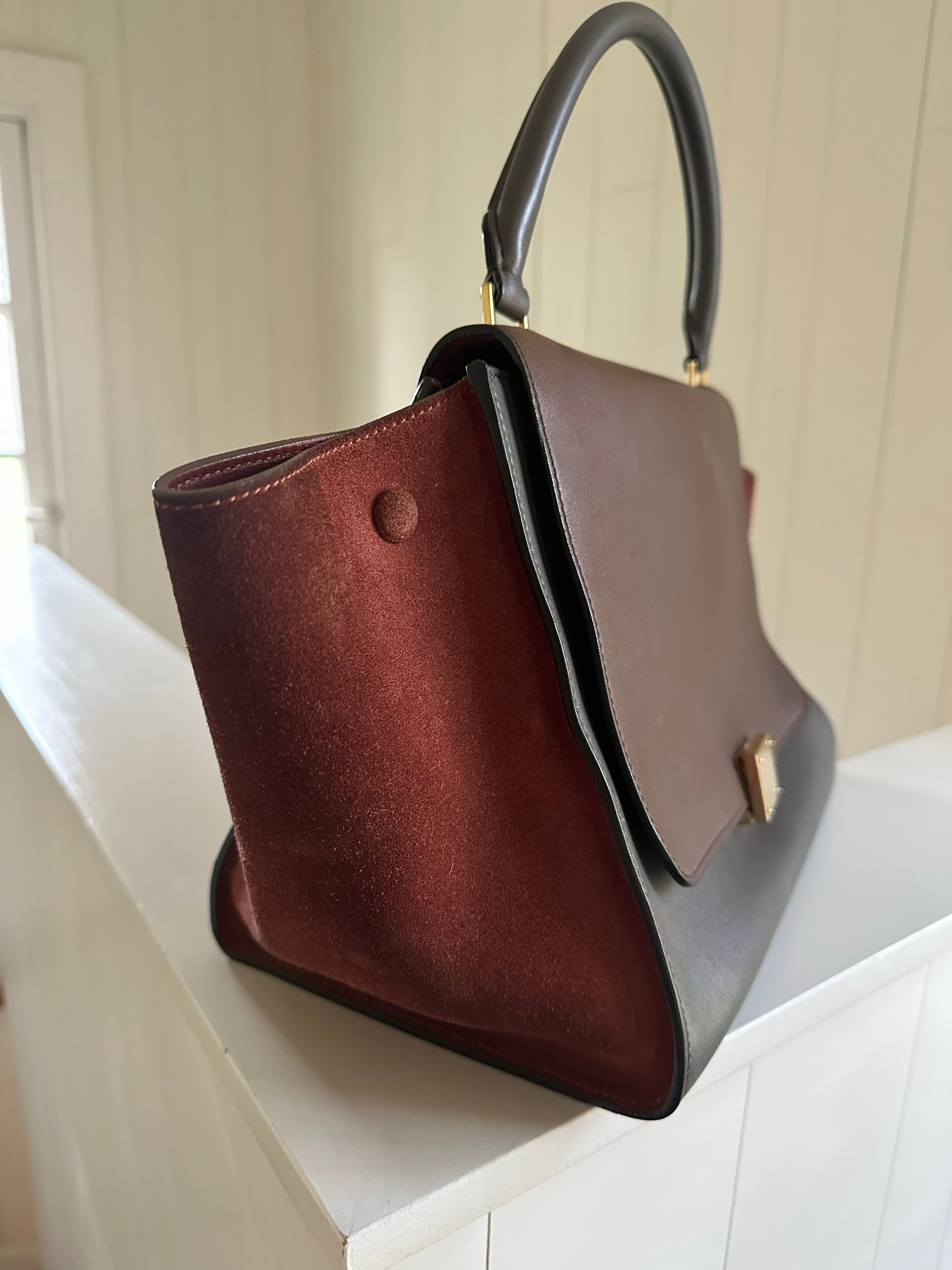 Celine Terracotta Trapeze Side