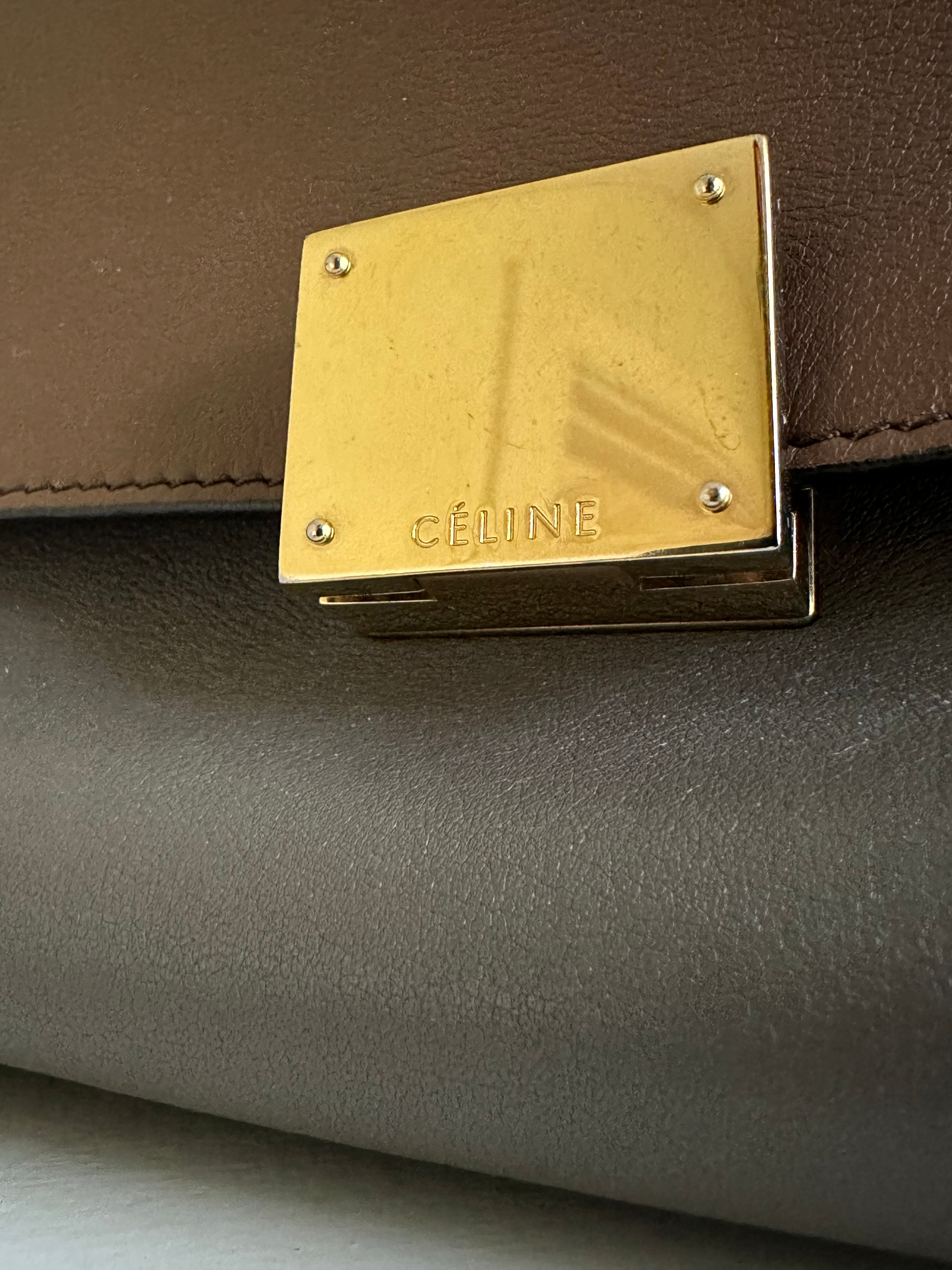 Celine Terracotta Trapeze Hardware