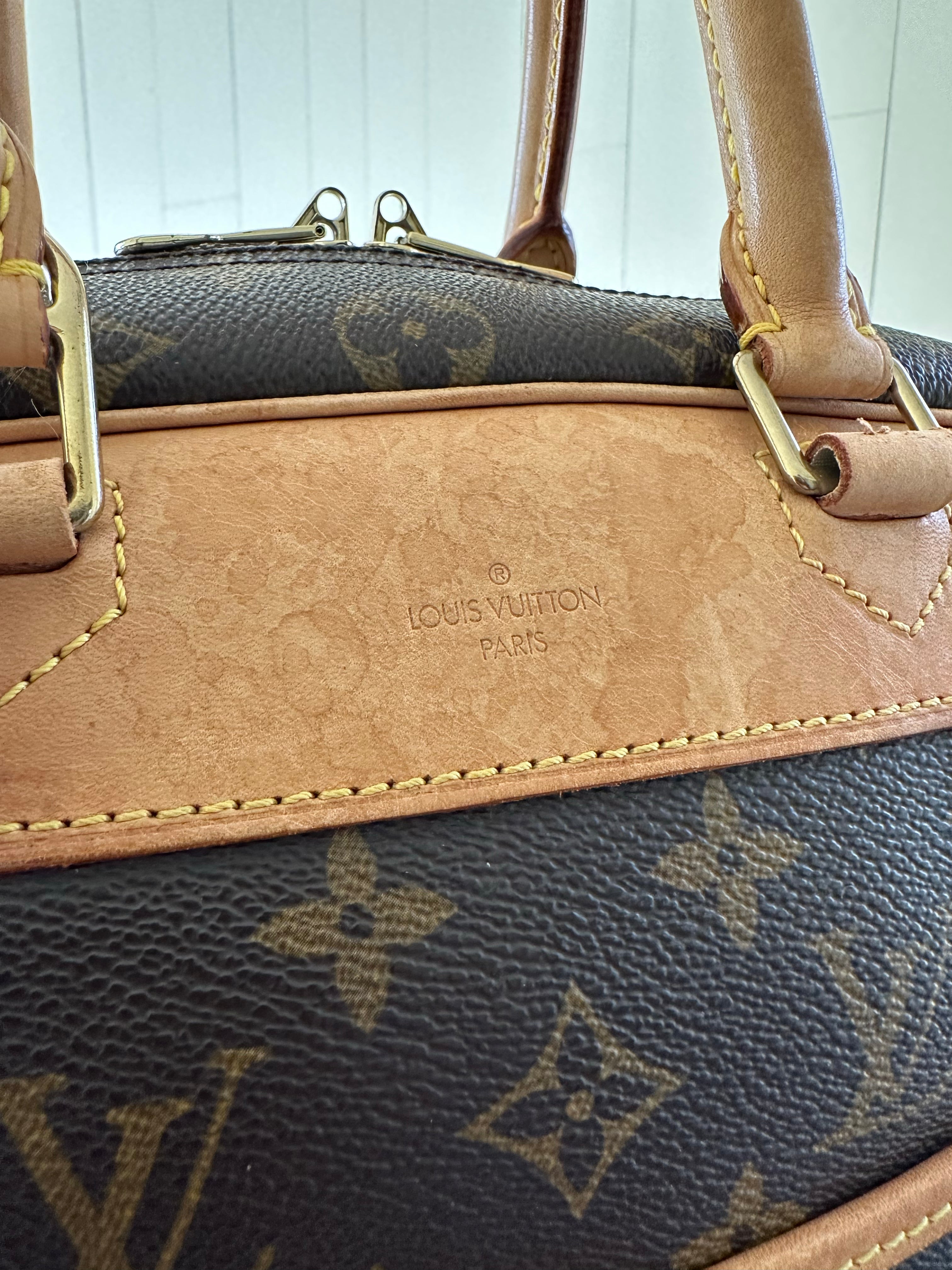 Louis Vuitton Deauville Monogram Canvas Top Handle Bag on SALE