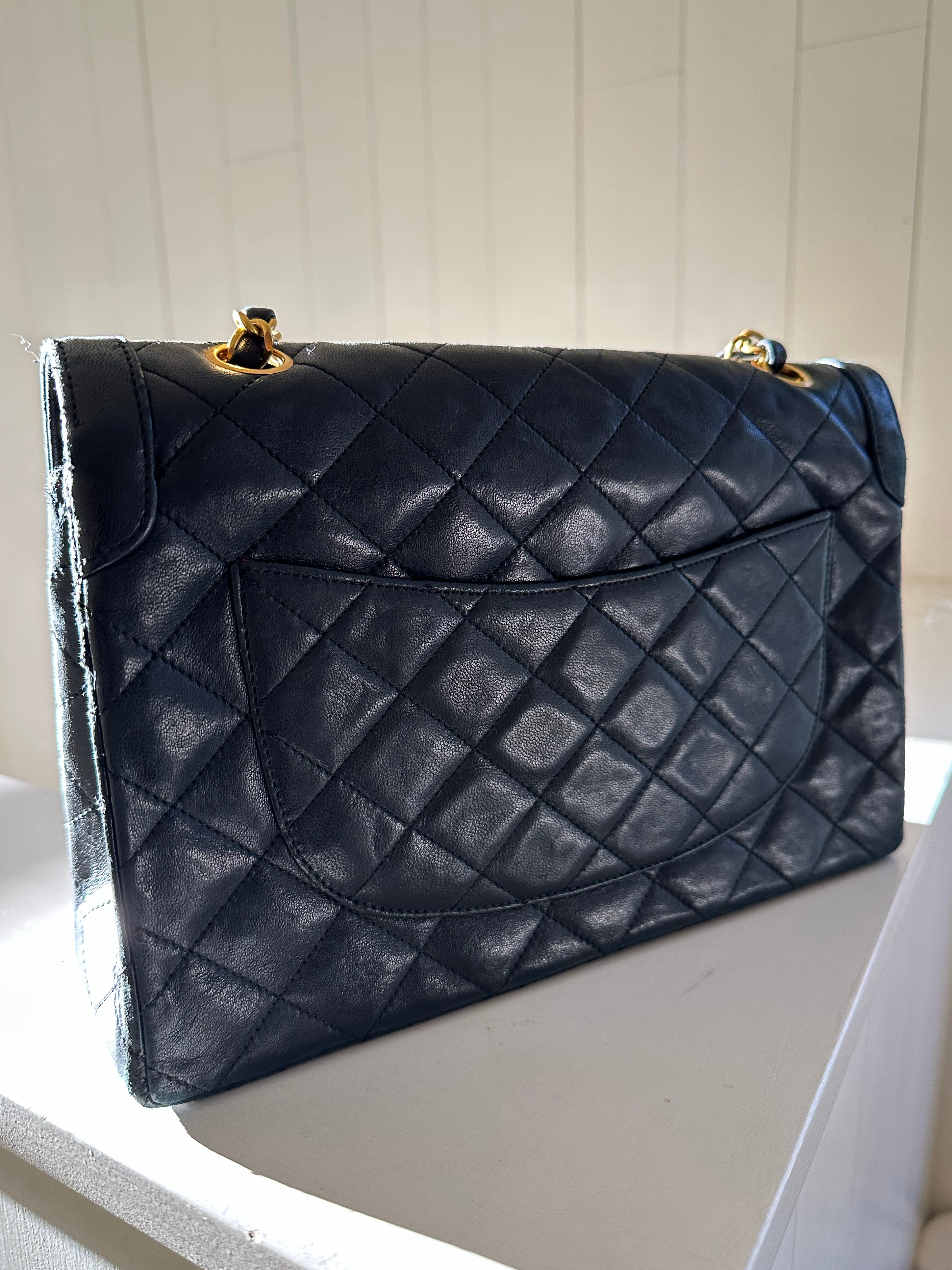 Chanel Paris Double Flap Bag Back
