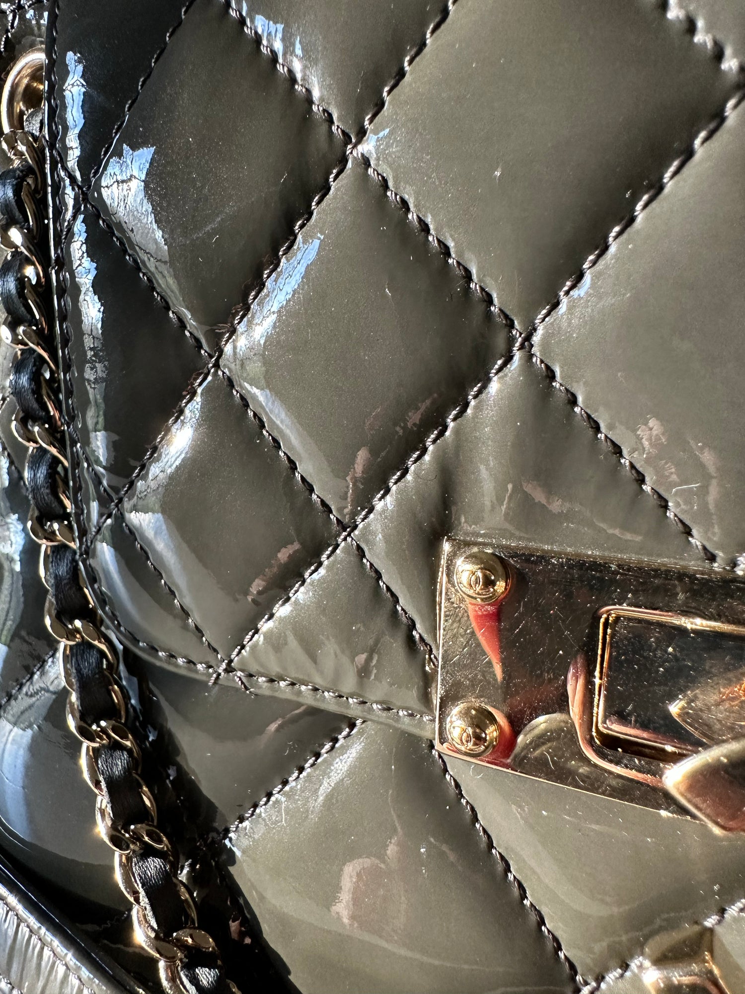 Chanel Golden Class Accordion Flap Bag Details
