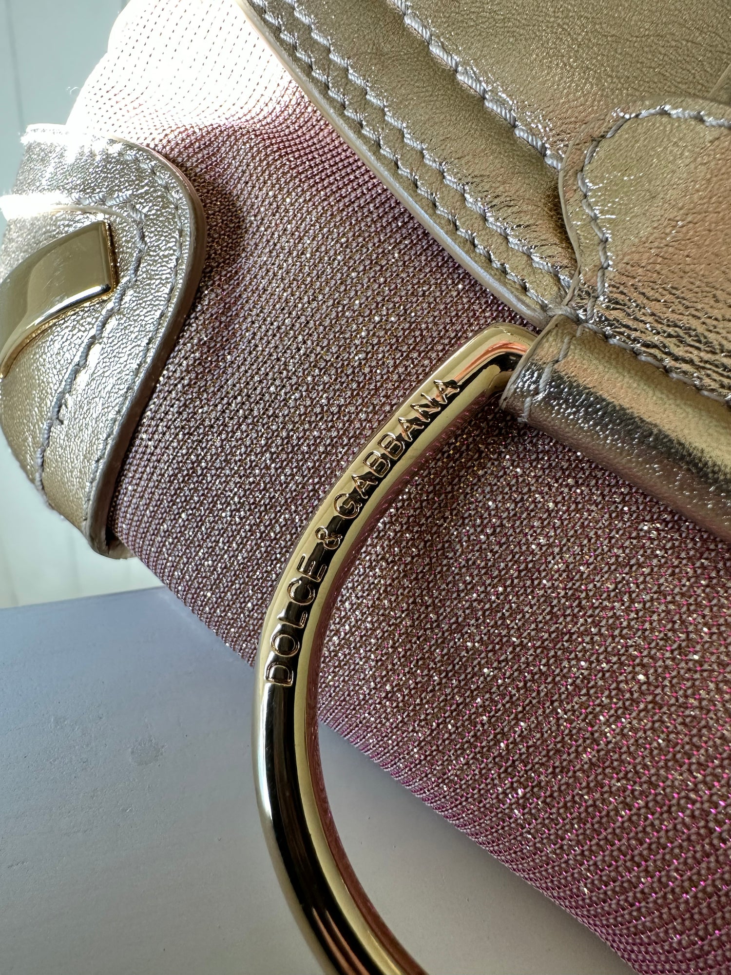 Chanel Triple Stitch CC Tote Logo Detail