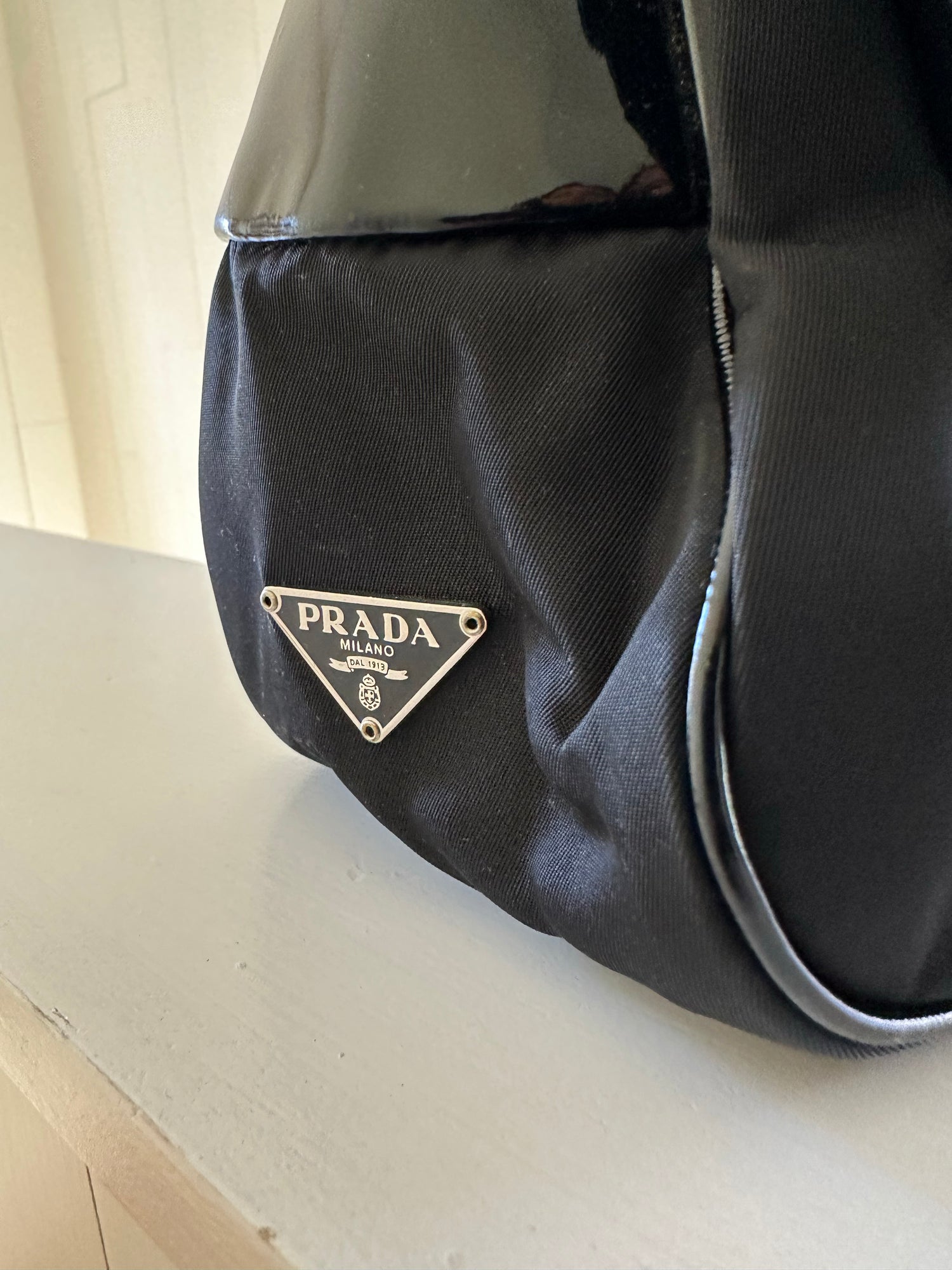 Prada Nylon Shoulder Bag Logo