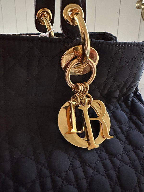 Lady Dior Small Soft Nylon Tote