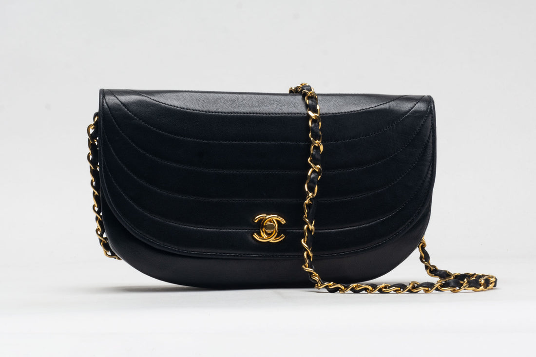 Chanel Half Moon Single Flap Bag