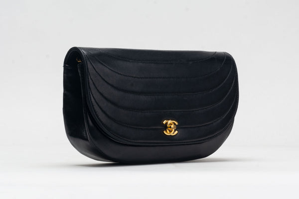 Chanel Half Moon Single Flap Bag