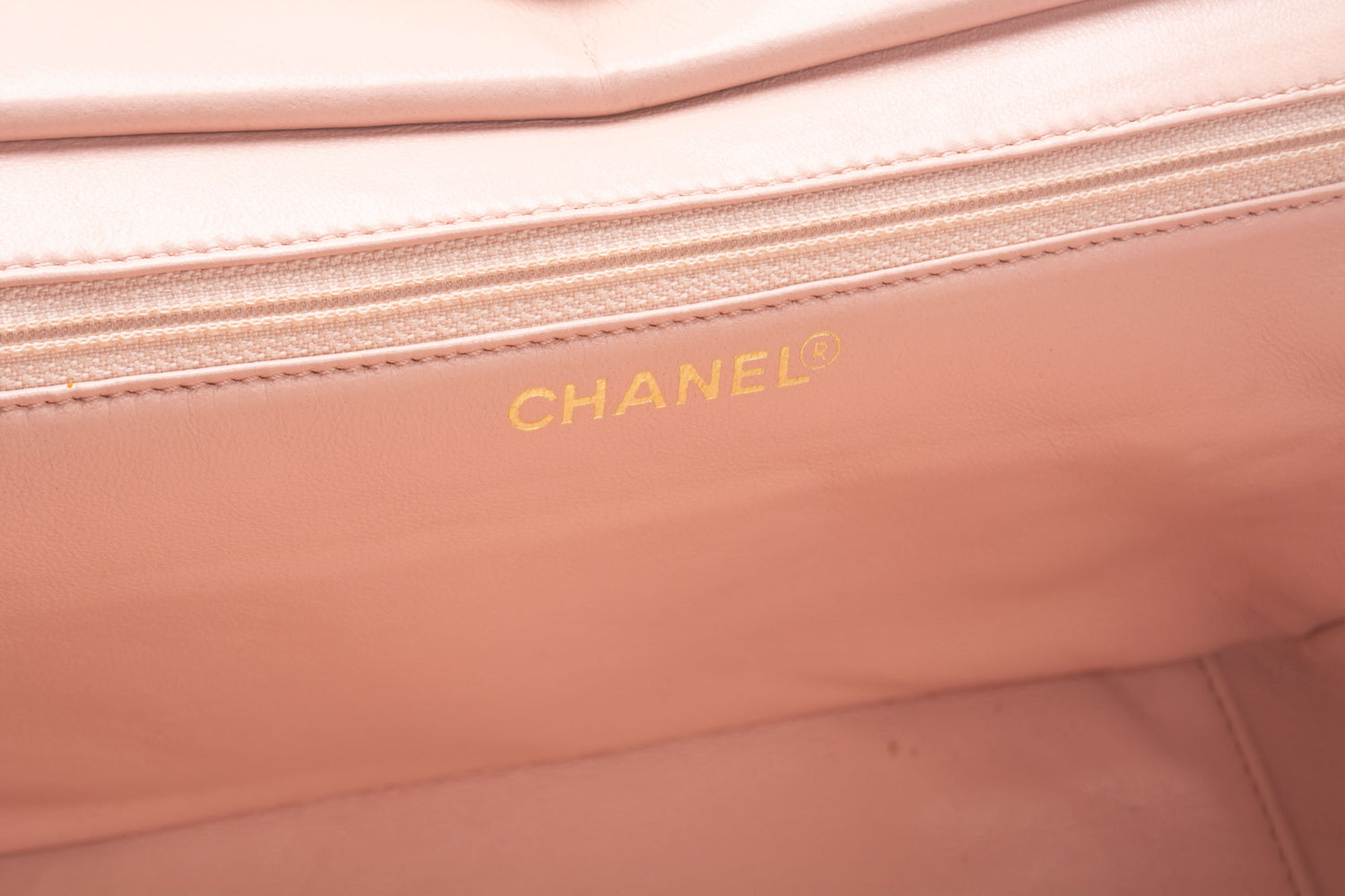 Chanel Petite Timeless Shopper Tote Interior